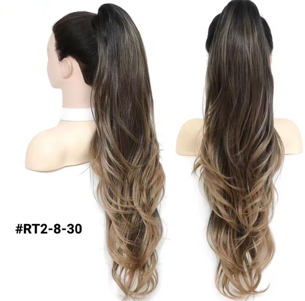 PONYTAIL EXTENSION CLAW ON STRAIGHT SYNTHETIC HAIR 26"
