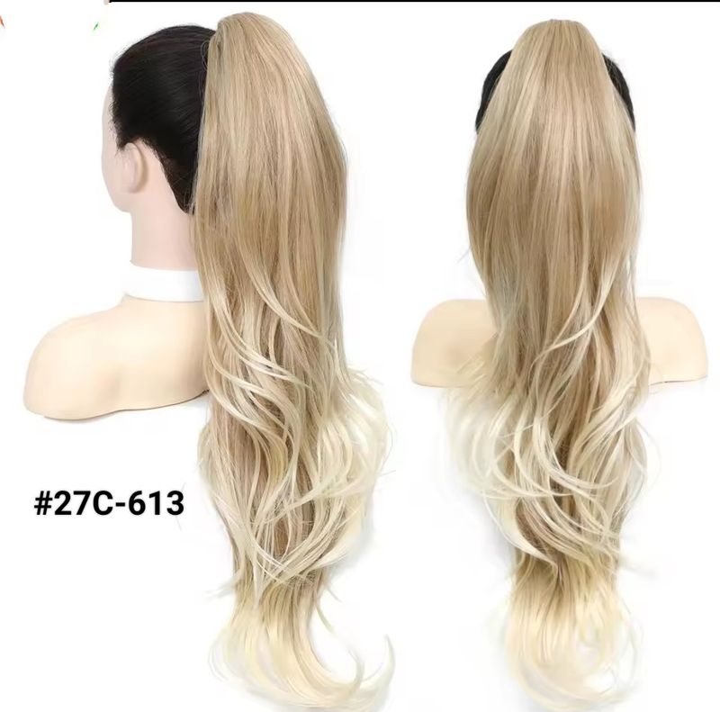 PONYTAIL EXTENSION CLAW ON STRAIGHT SYNTHETIC HAIR 26"