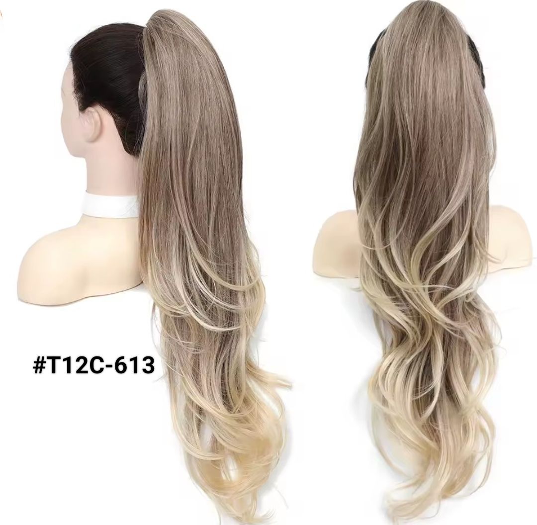 PONYTAIL EXTENSION CLAW ON STRAIGHT SYNTHETIC HAIR 26"
