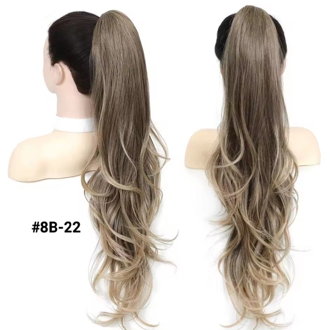 PONYTAIL EXTENSION CLAW ON STRAIGHT SYNTHETIC HAIR 26"
