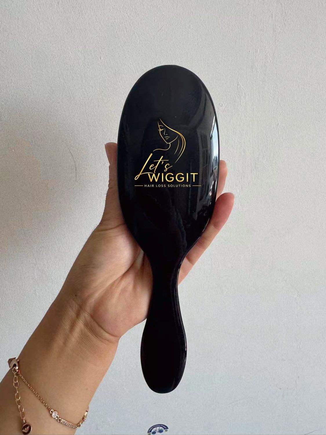 Let's Wiggit Paddle Brush For Human Hair
