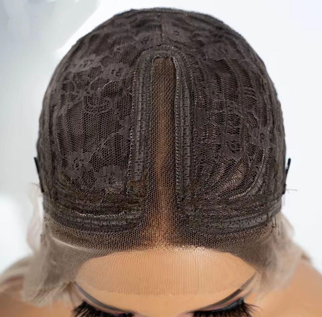 Toni Wig | Brown Ombre Highlights Lace Front with Bangs