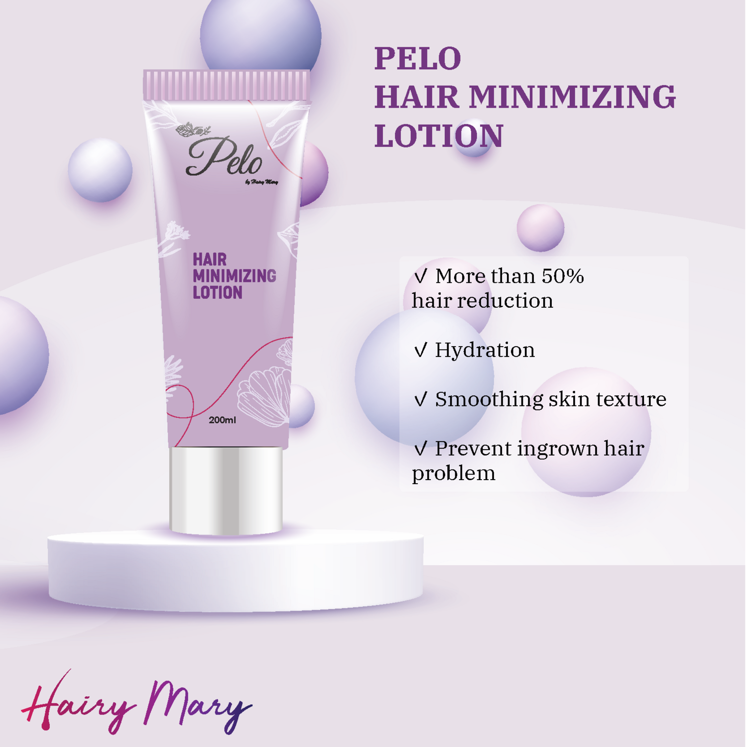 Pelo Hair Minimizing Lotion