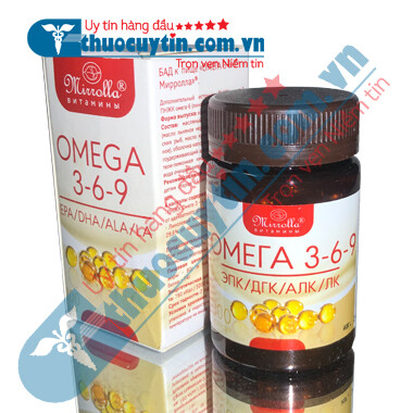 OMEGA 3 6 9 MIRROLLA NGA VIÊN UỐNG DẦU CÁ CHÍNH HÃNG