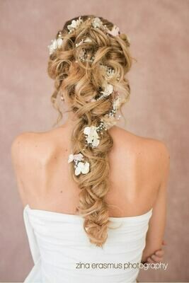 Floral hair vine