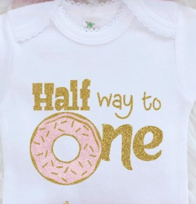 Half Way to One - Donut - Onesie