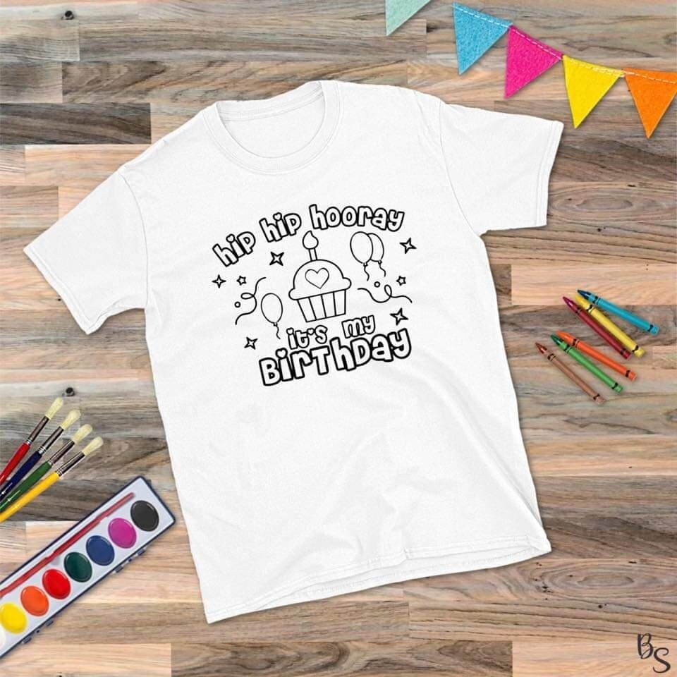 It&#39;s My Birthday Color Shirt