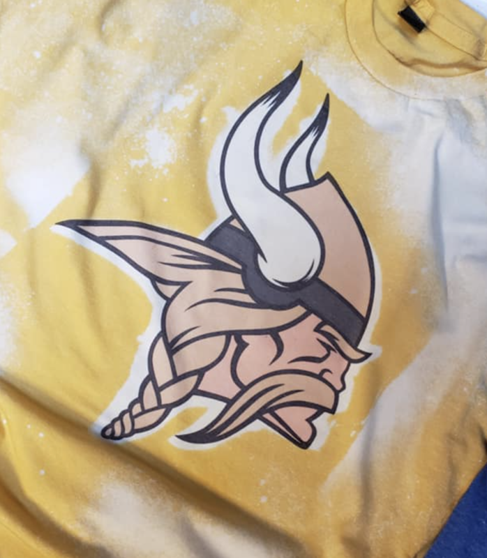 Bleached Viking Head