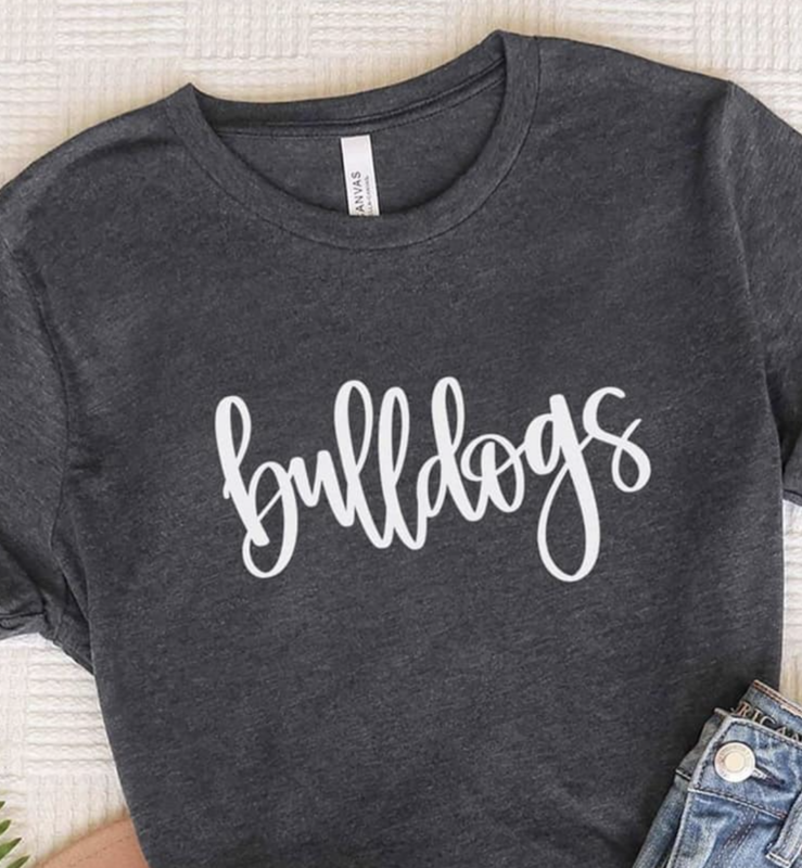 Mascot Name handwritten shirt