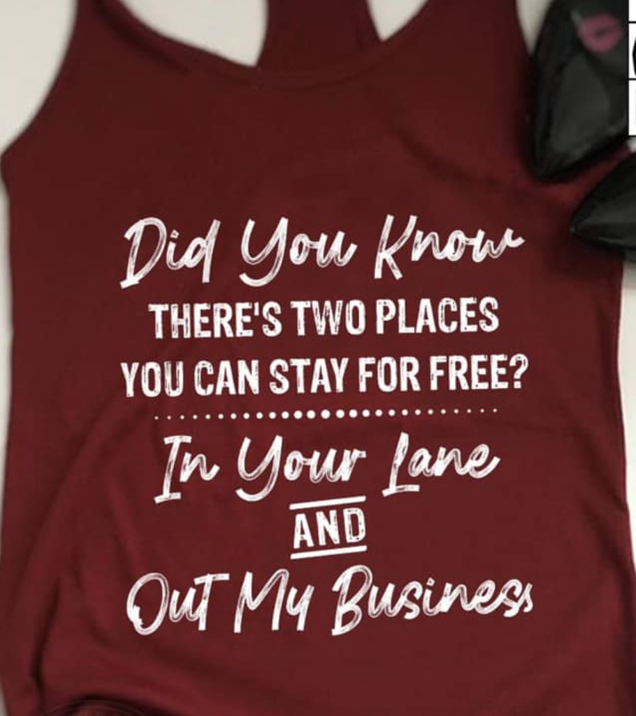 Out of my lane