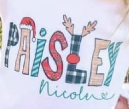 Christmas Font Shirts