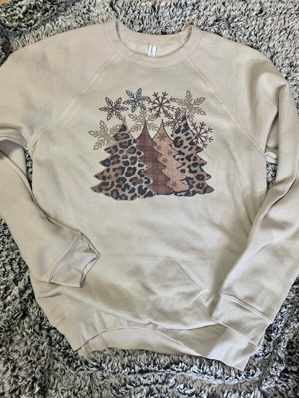 Leopard Christmas Trees
