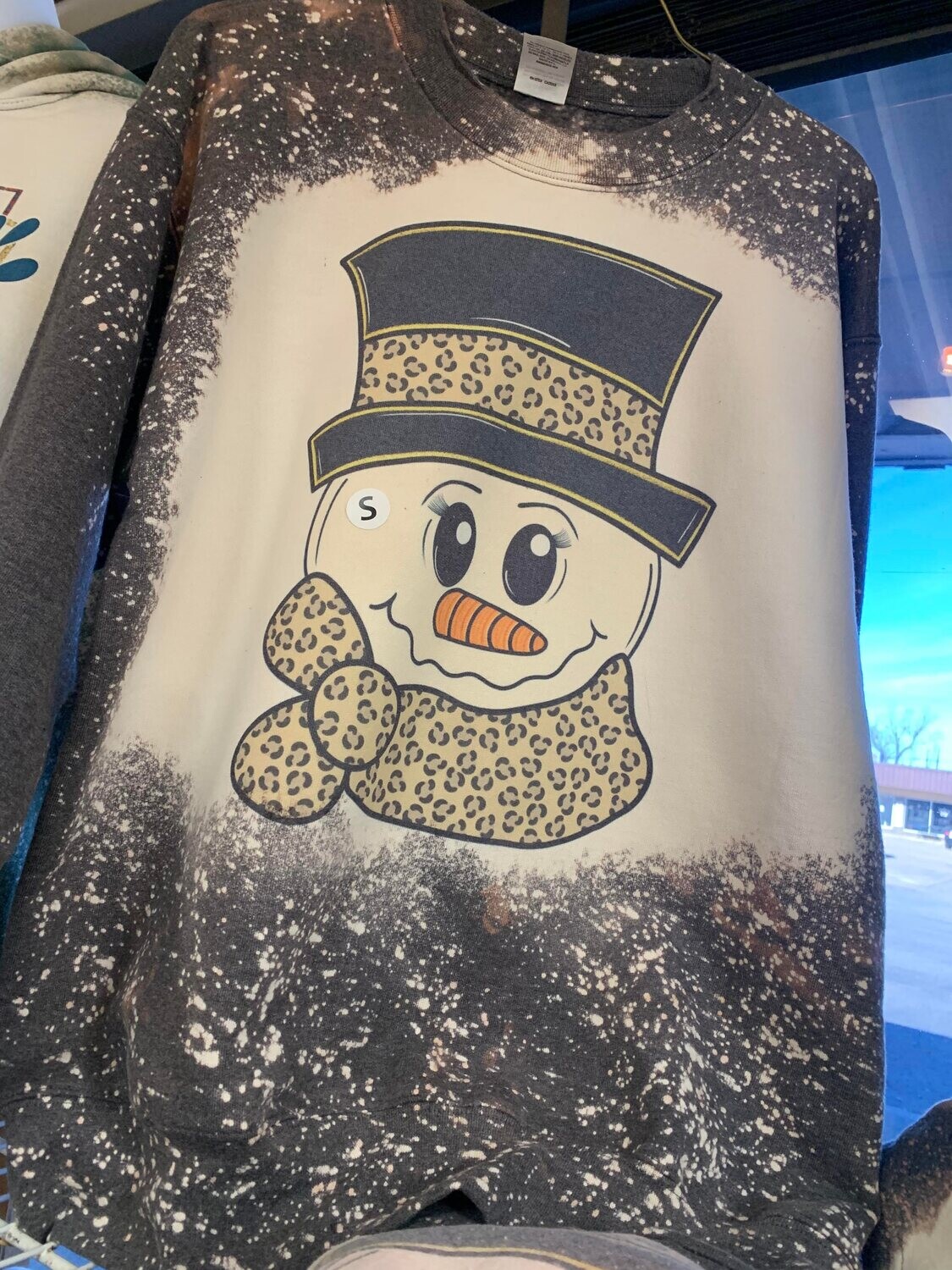 Leopard Snowman Sweatshirt