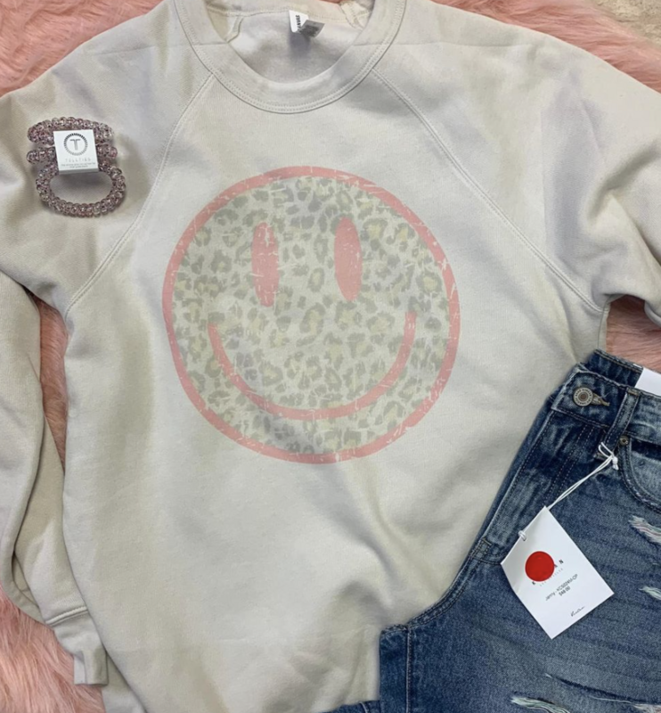 Distressed Smiley Face