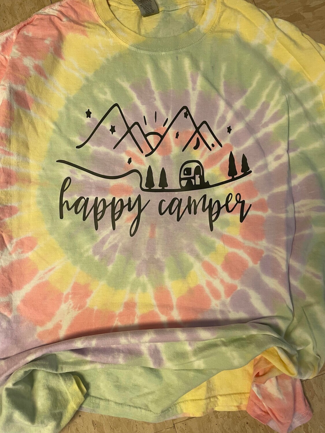Happy Camper Tie-Dye Tee