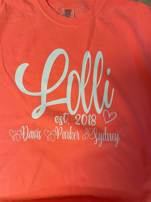 Grandparent Comfort Color Tee