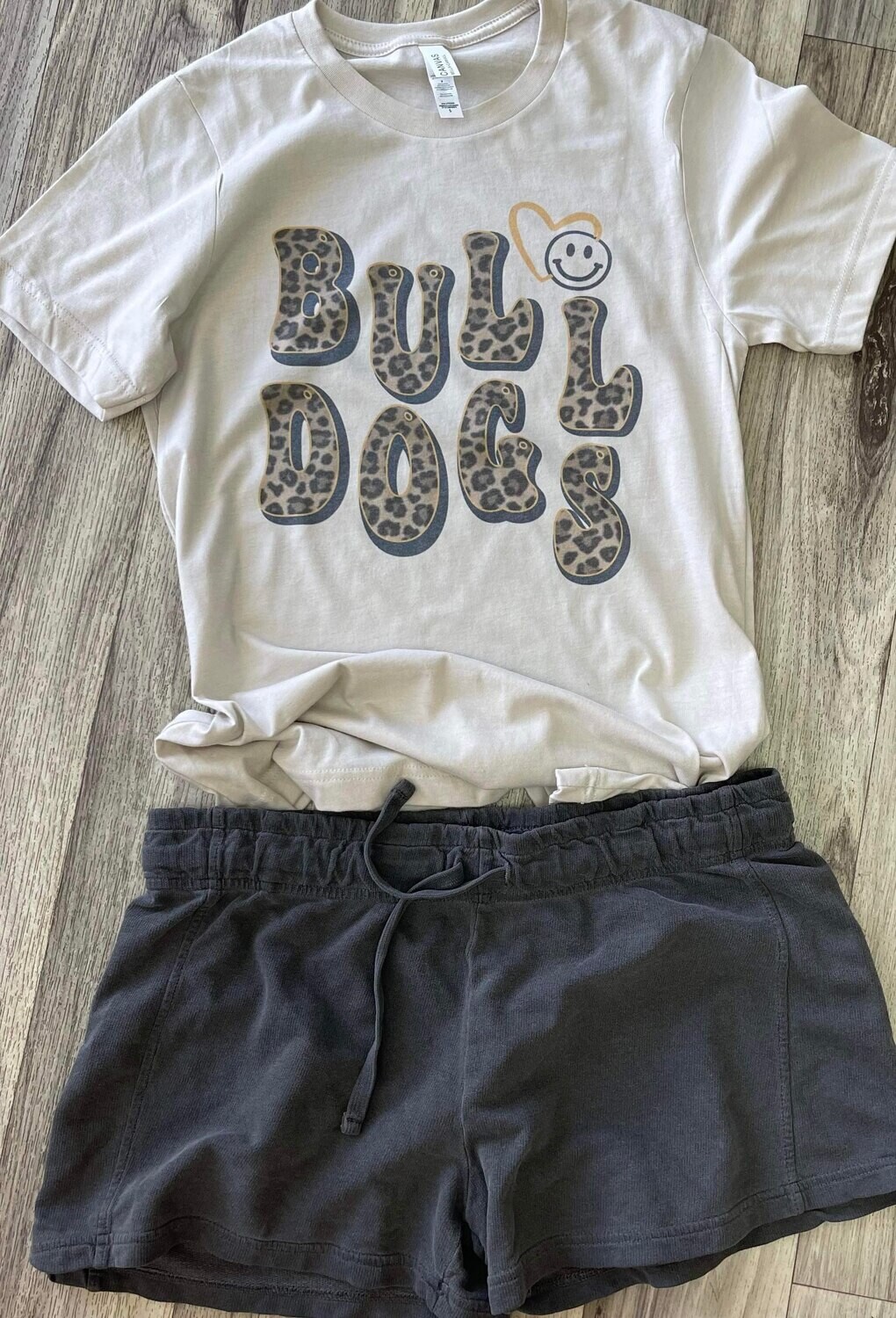 Bulldogs leopard letters