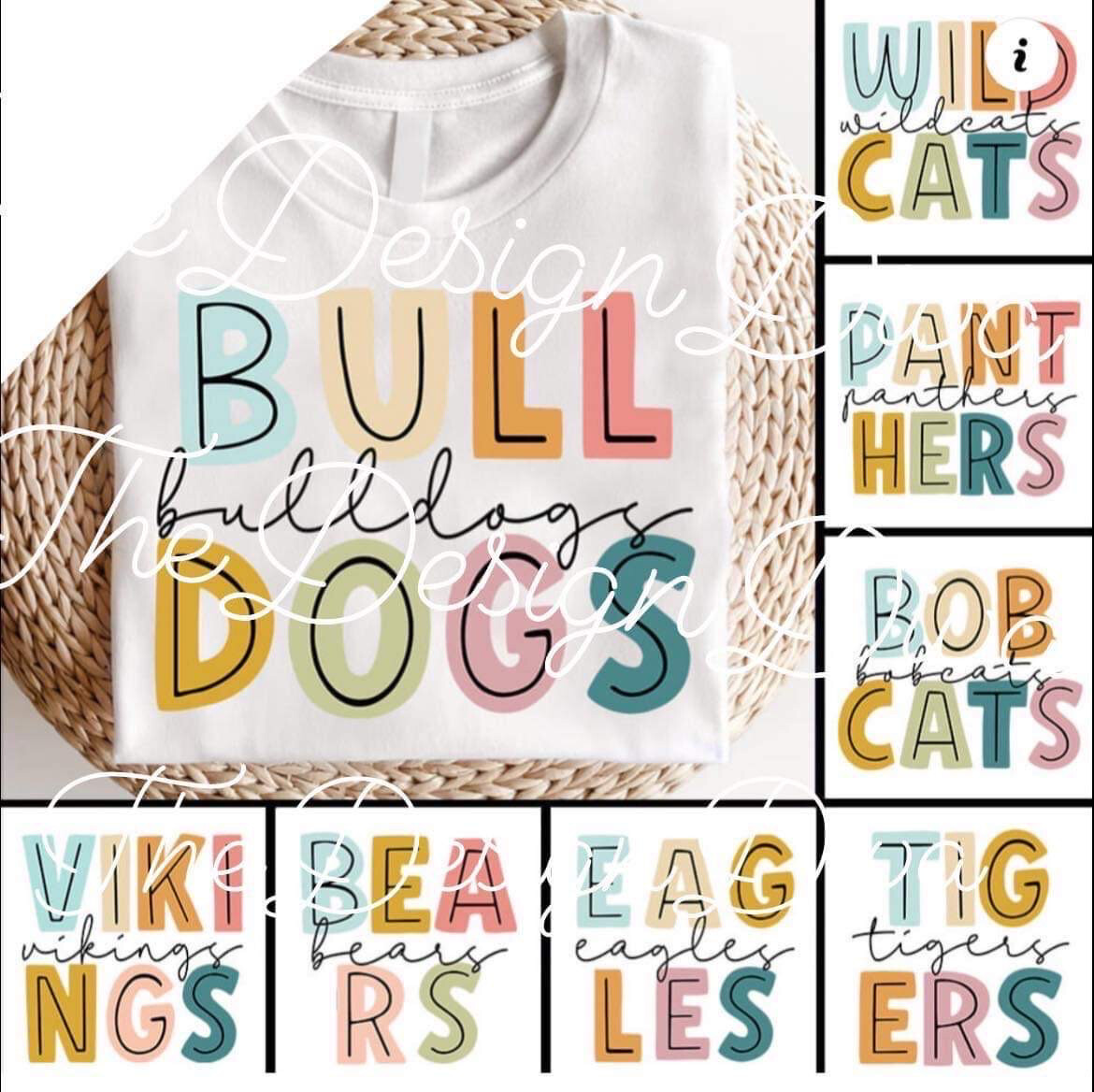 Colorful Mascot school names