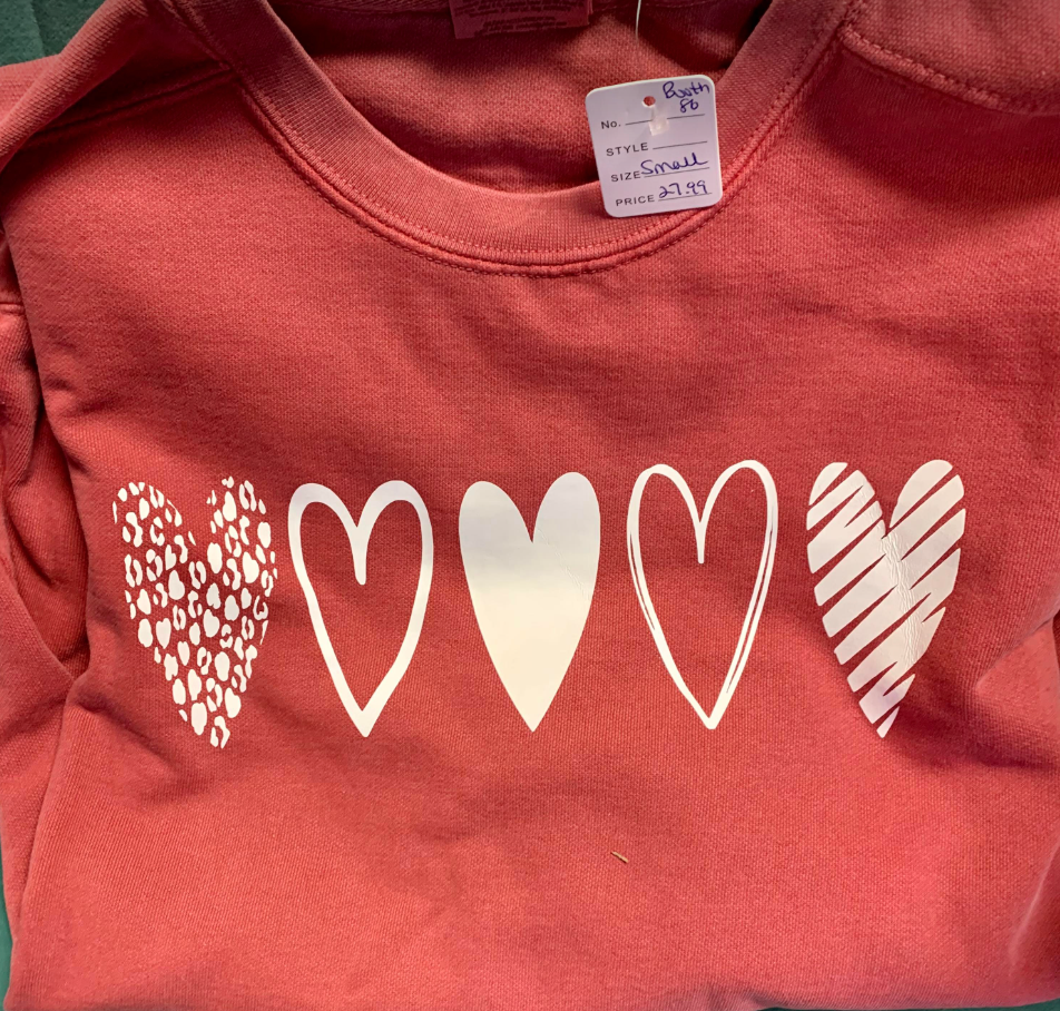 Different Hearts- Comfort Color Sweatshirt