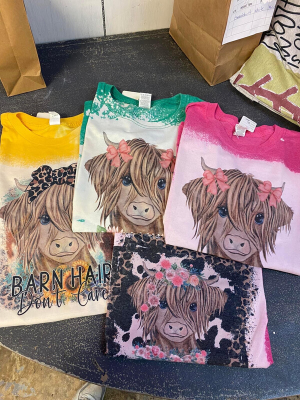 Kids bleached cow