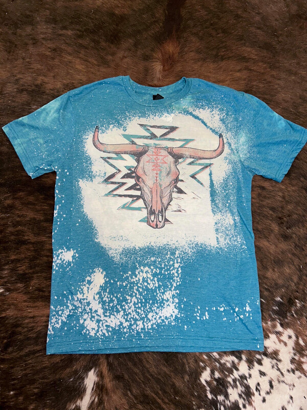 Bull skull bleached