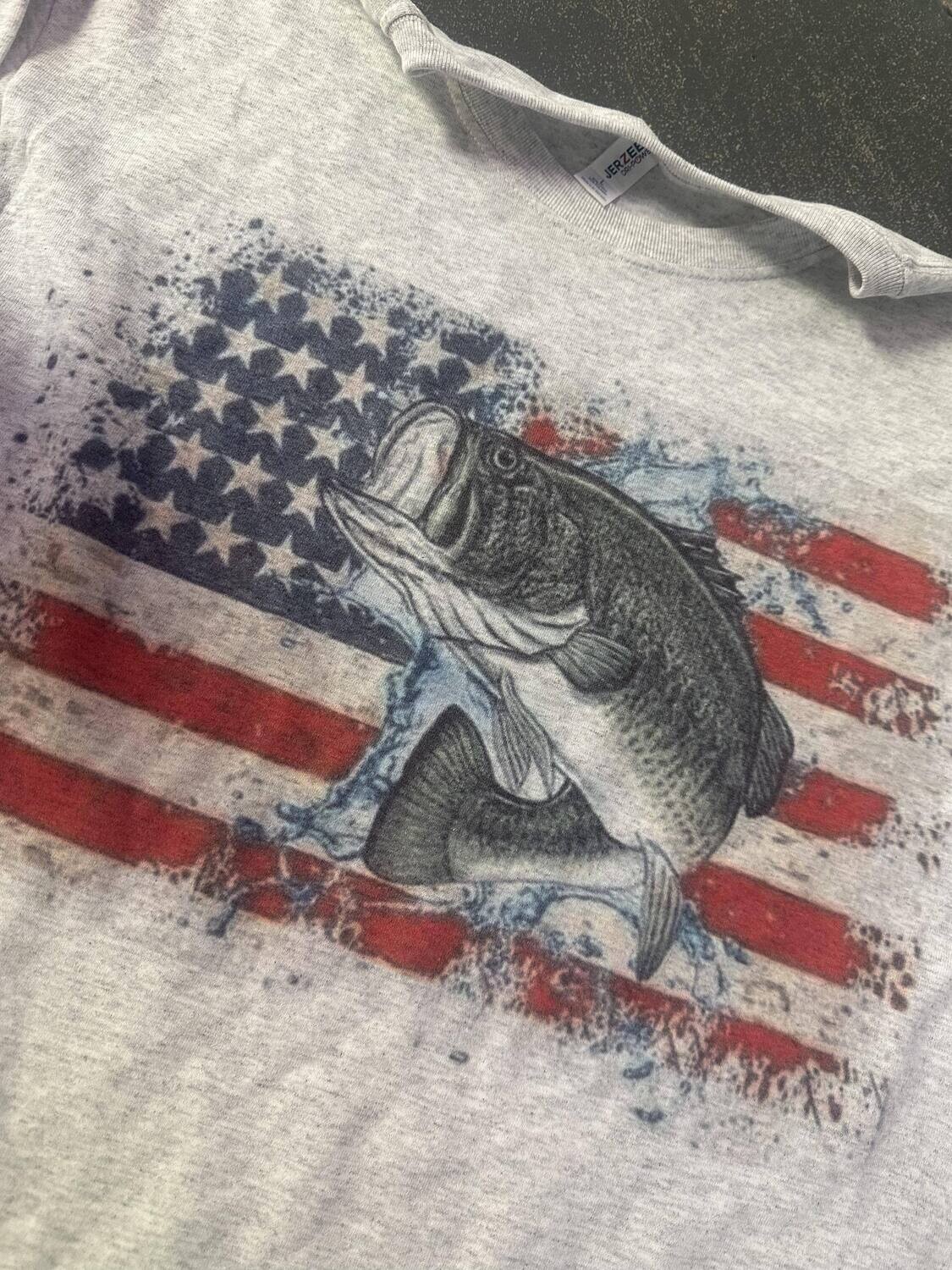 American flag bass