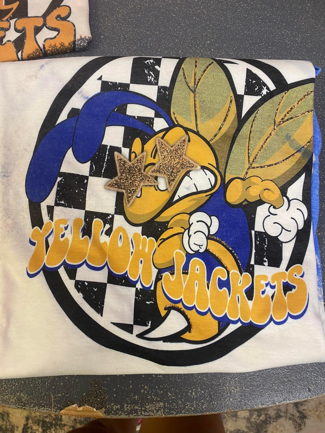 Star eye curry yellow jackets Bleached