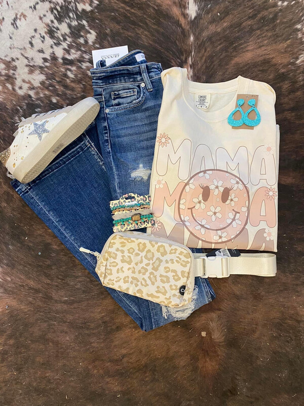 Flower smiley mama