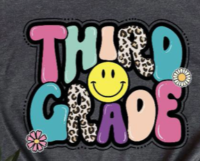 Third Grade retro shirt