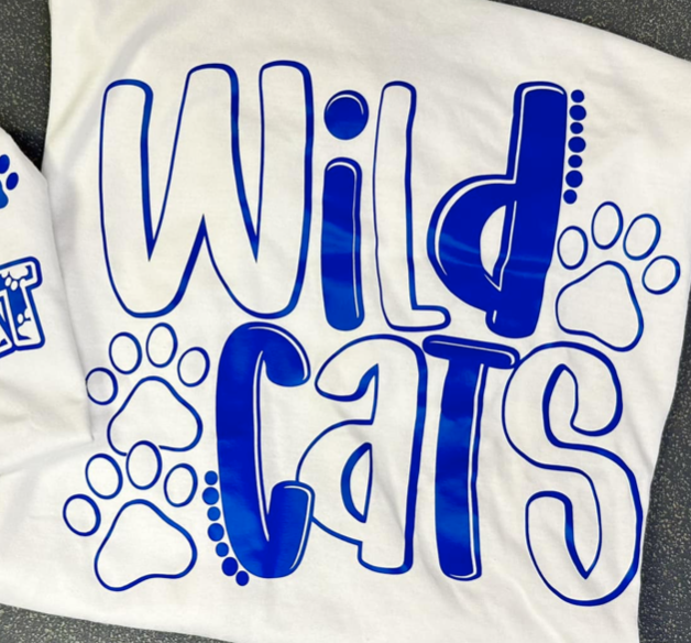 WildCats bubble letters