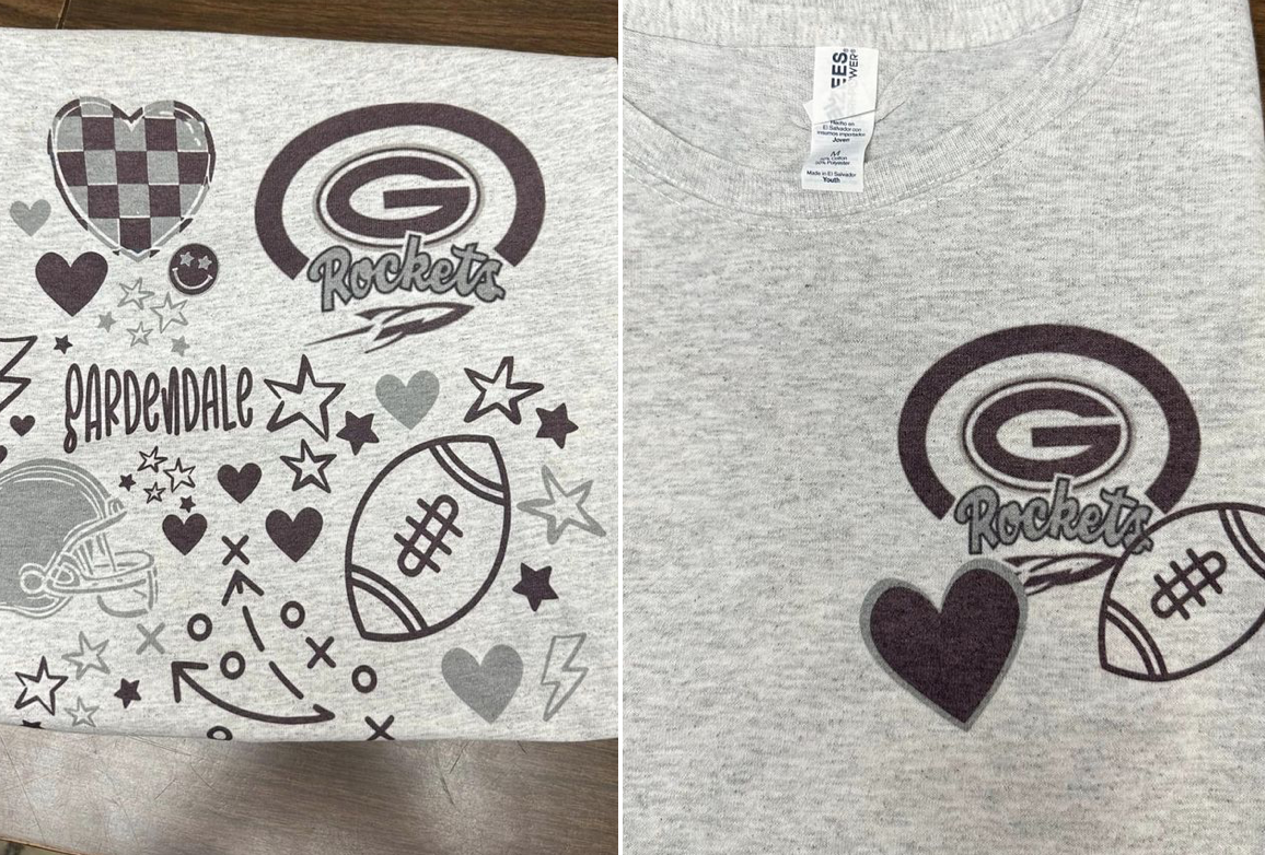 Gardendale Rockets Football puzzle design