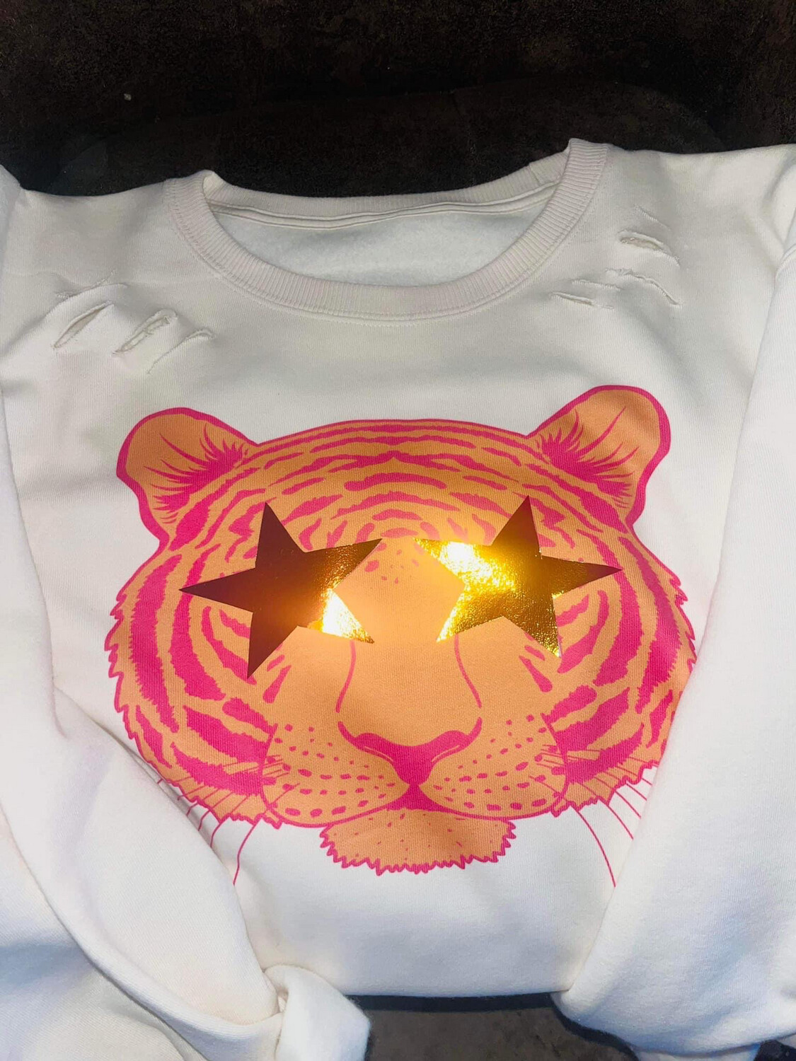 Vintage orange tiger