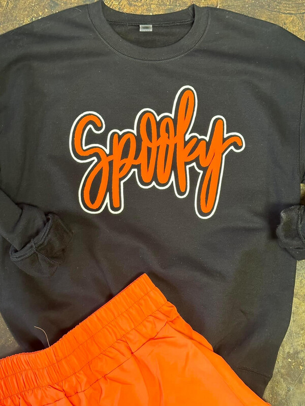 Spooky puff sweatshirt