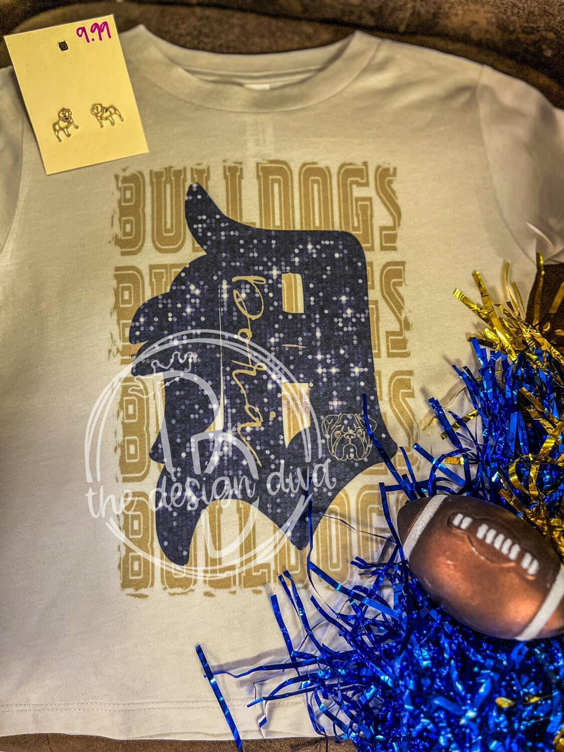 Faux glitter D