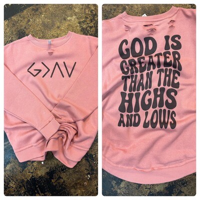 God is greater than highs and lows