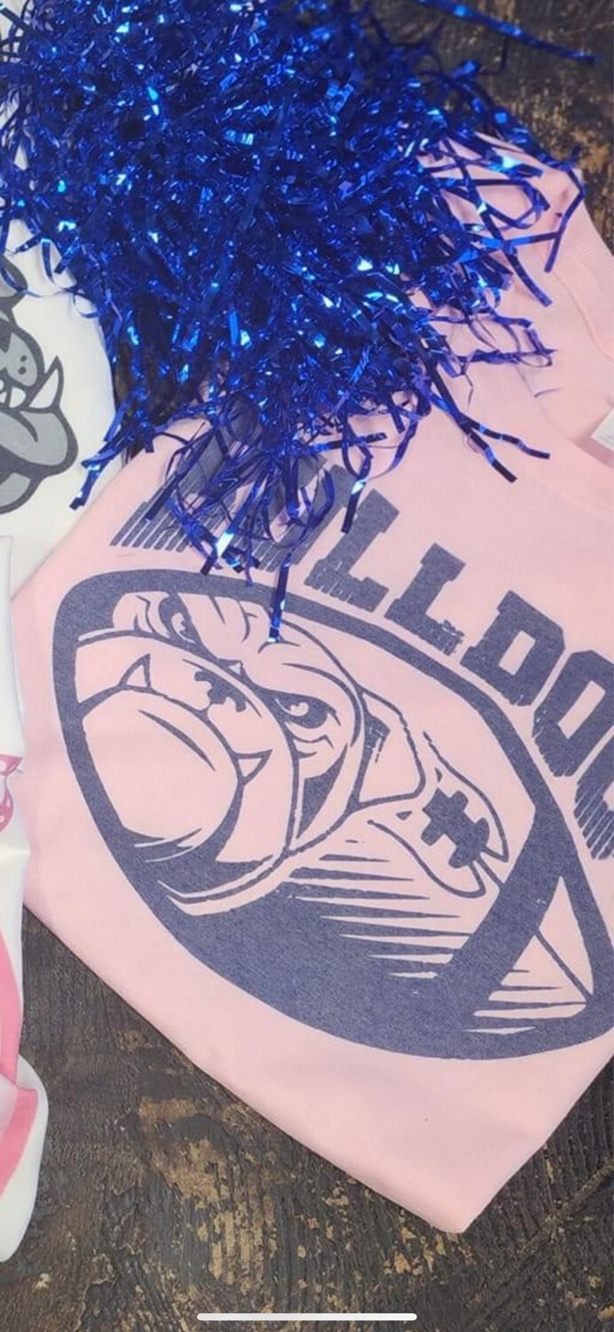 Pink out bulldog football