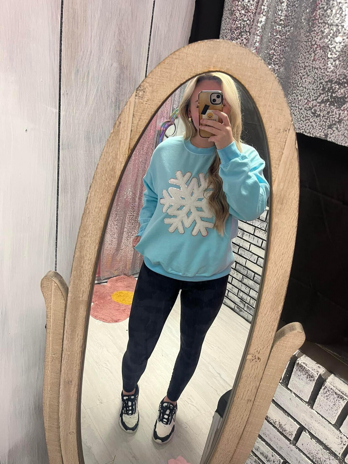 Chenille snowflake