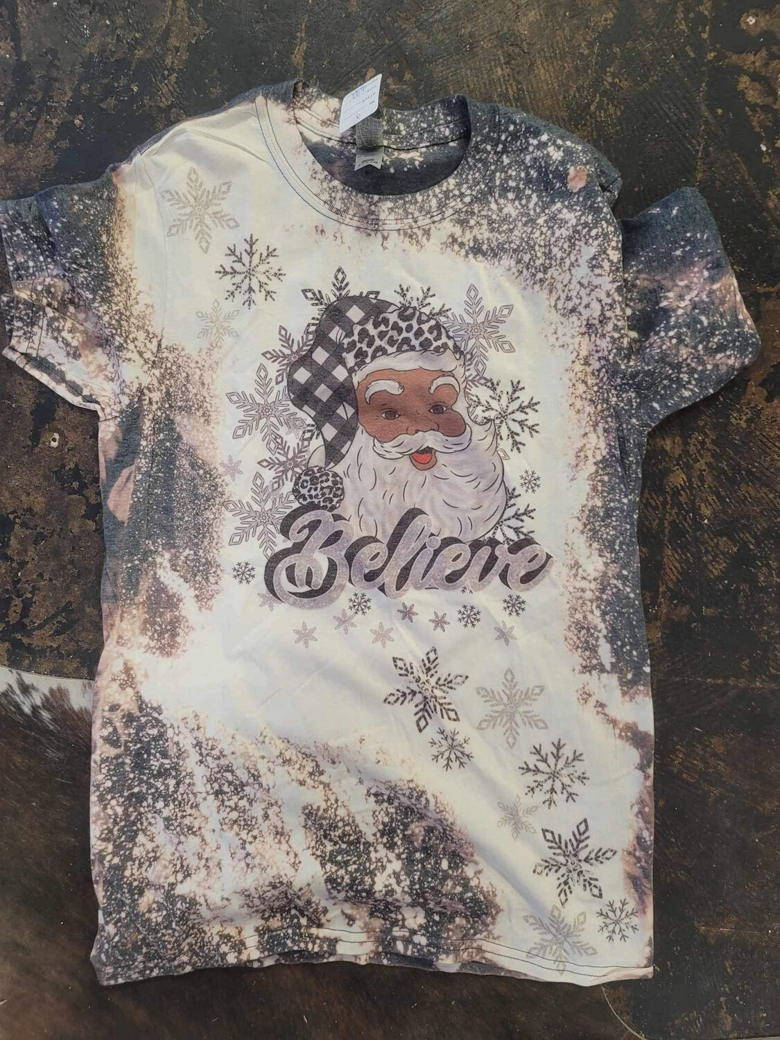 Believe Snowflake Santa