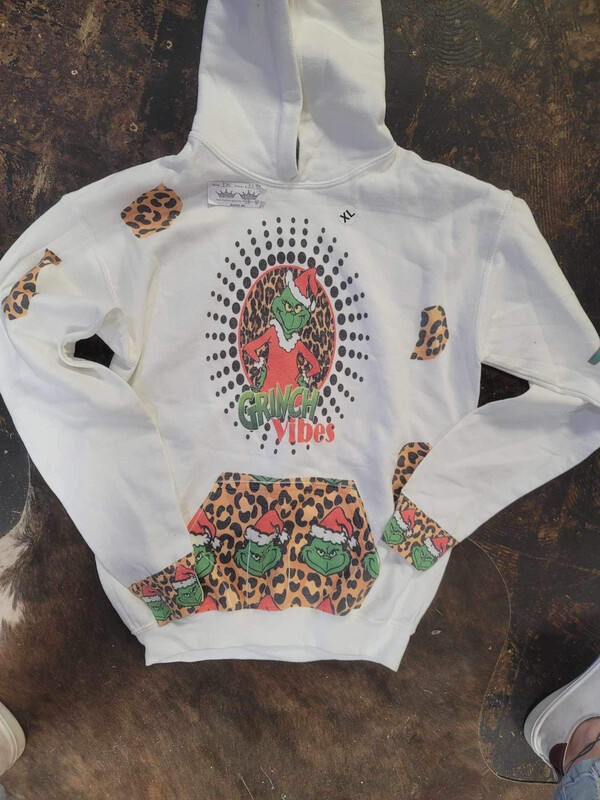 Grinch vibes hoodie
