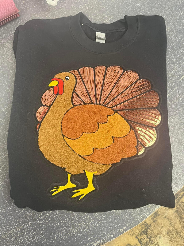 Chenille turkey