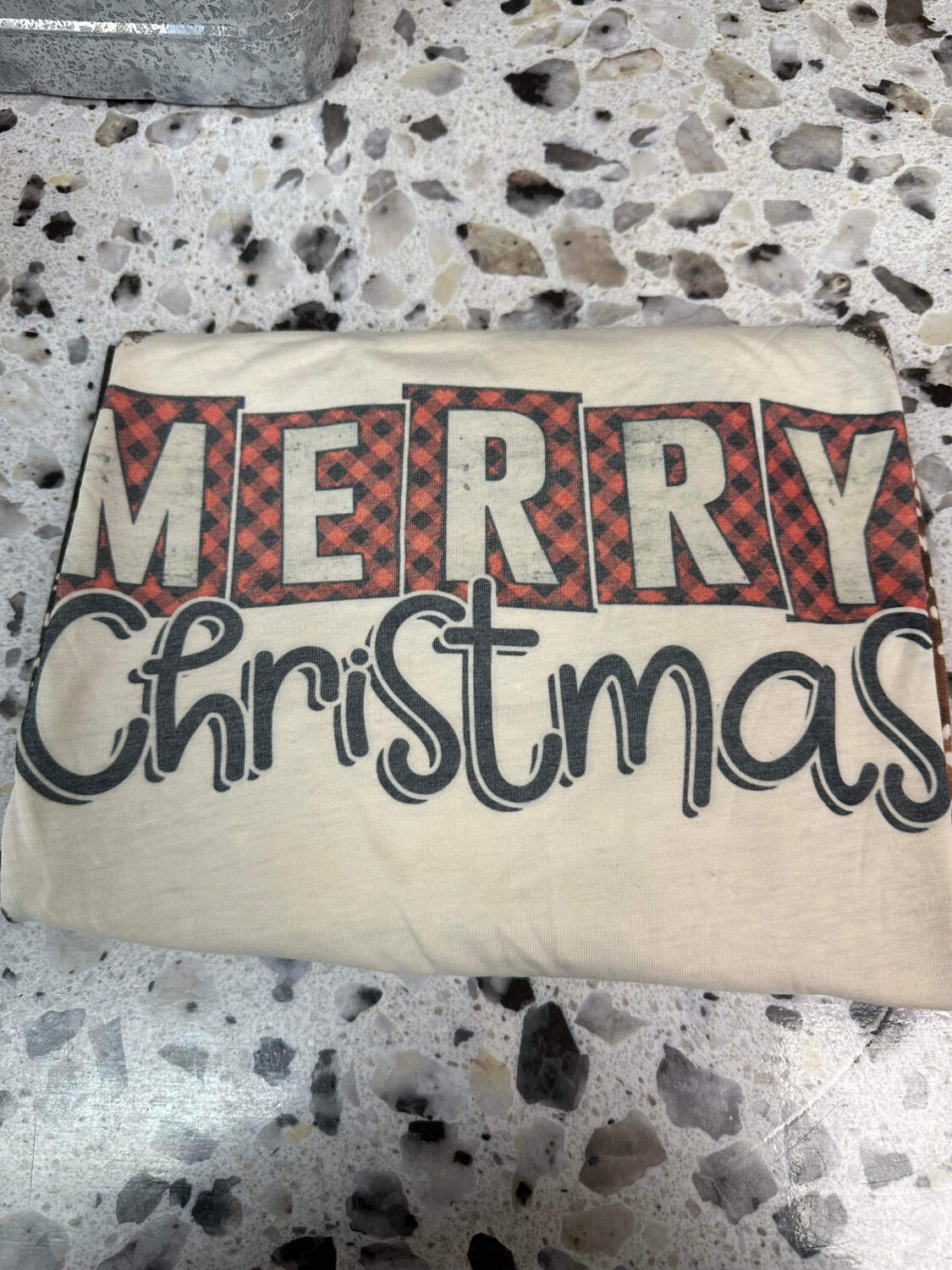 Merry Christmas Checkered