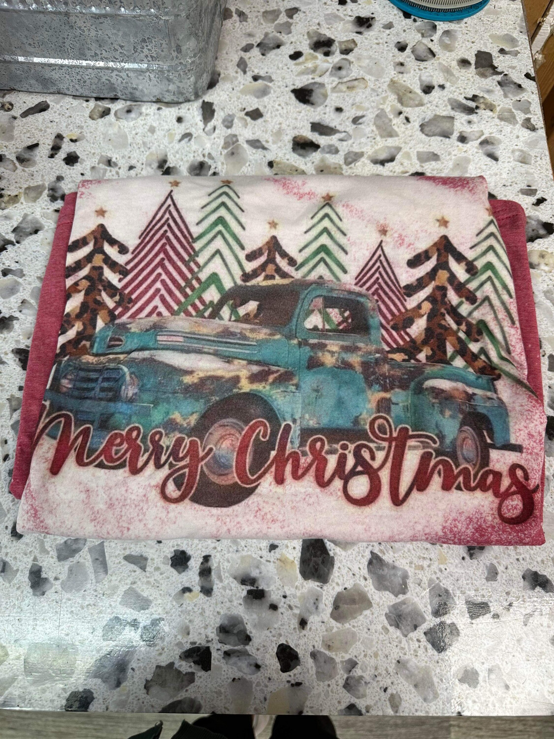 Merry Christmas Vintage Truck