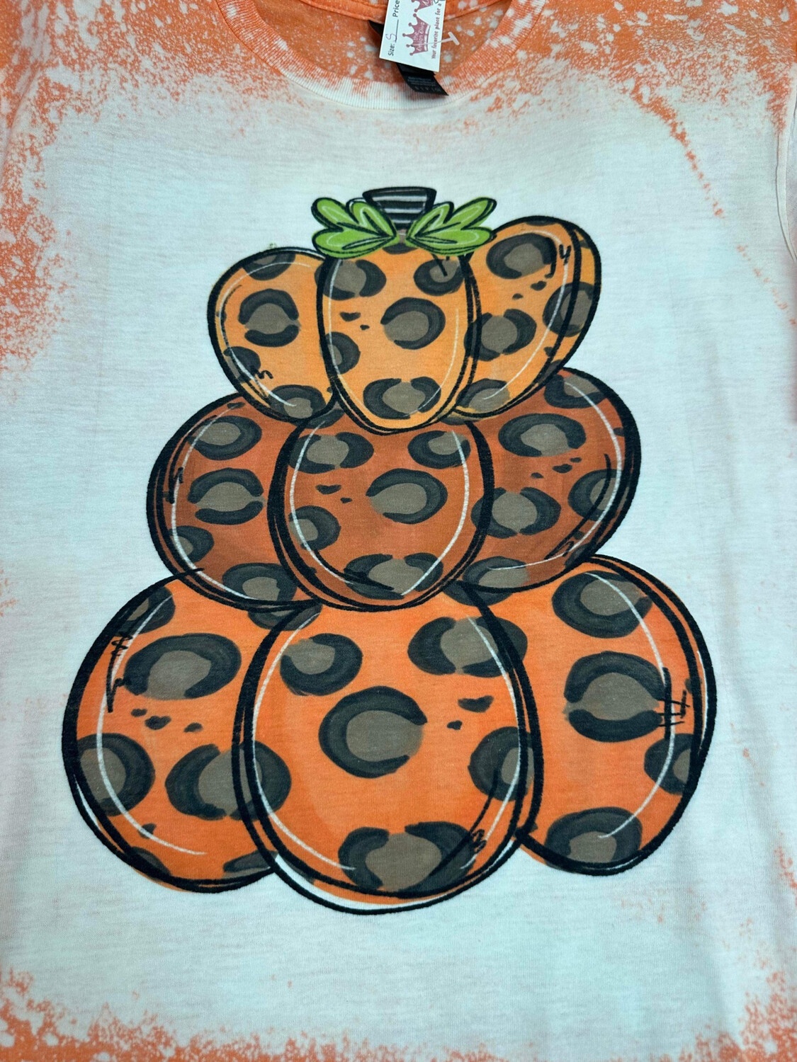 Leopard Pumpkin Stack