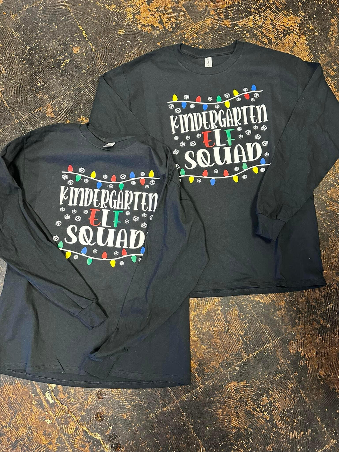Kindergarten Elf Squad Longsleeve