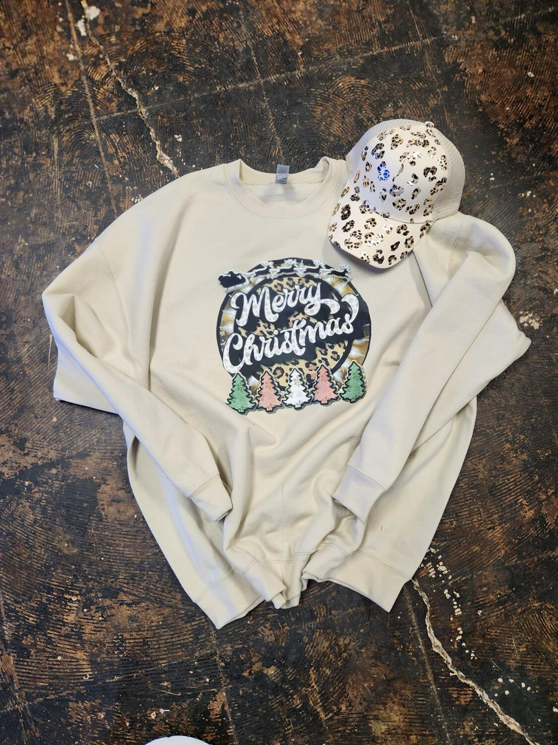 Merry Christmas Design Sweatshirt