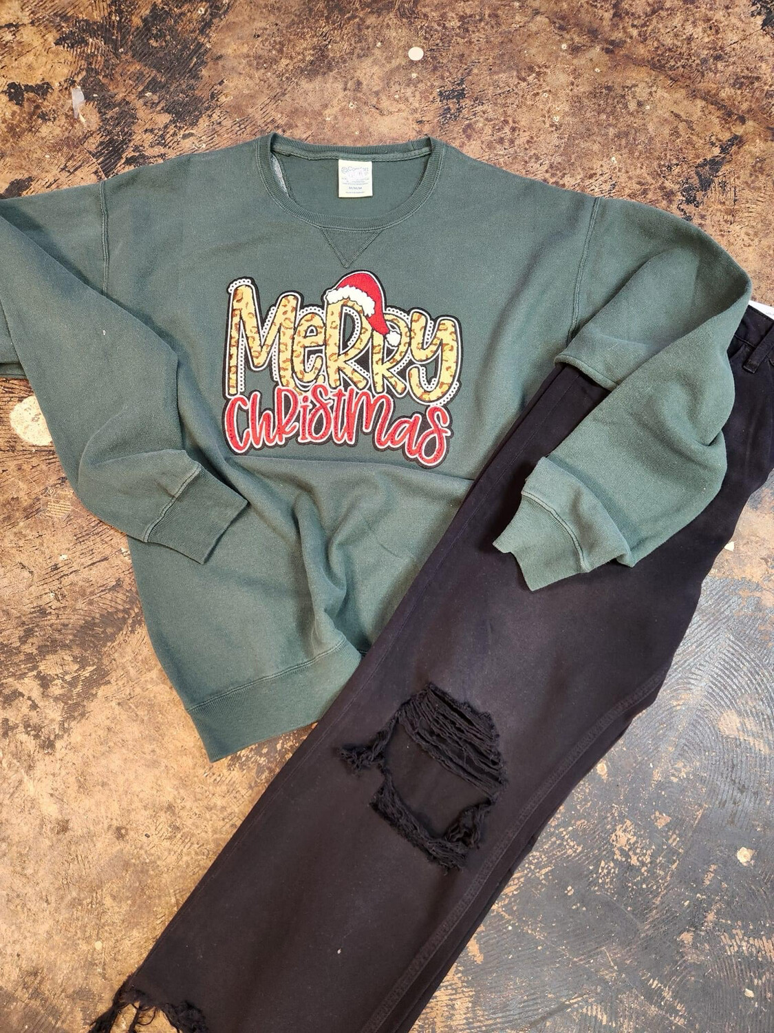 Merry christmas chenille