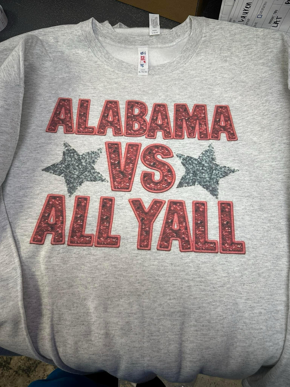 Alabama vs all y’all