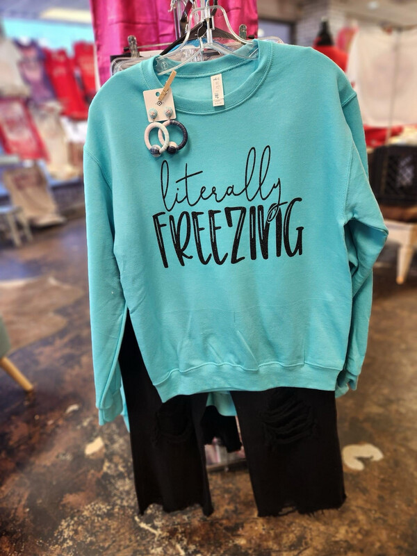 Literally freezing