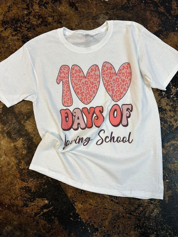 100 days of school pink leopard
