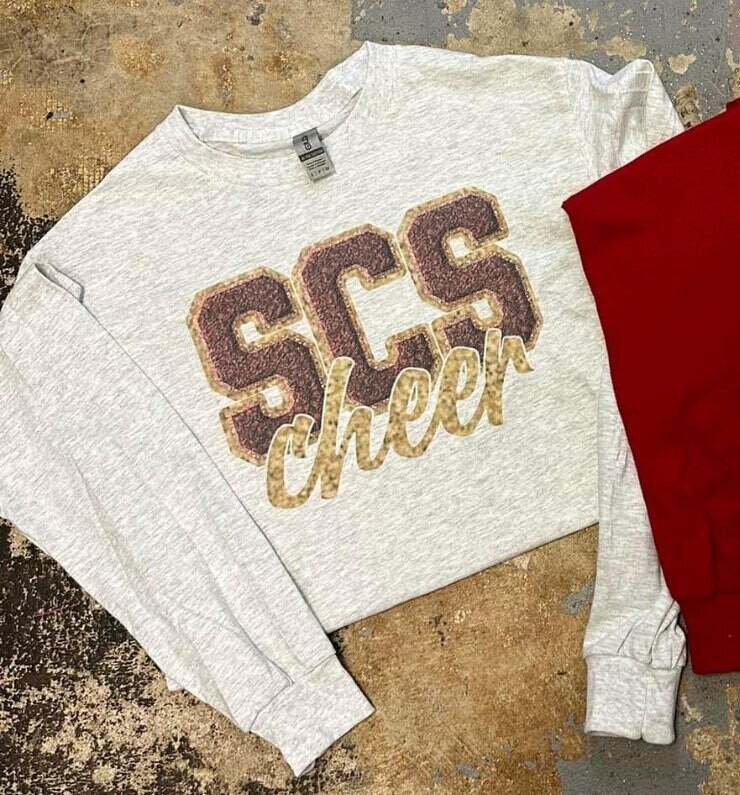 School cheer glitter sub